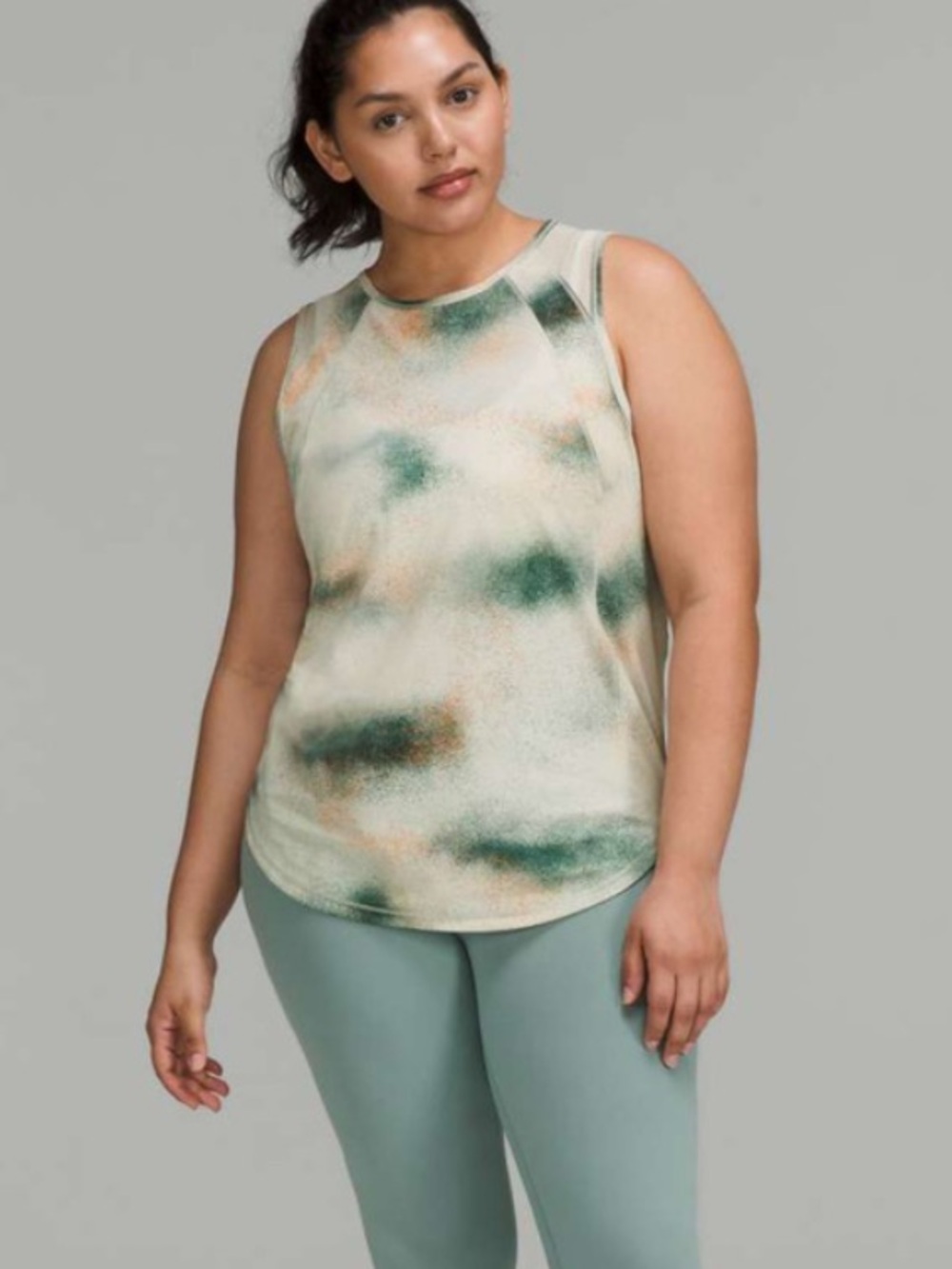 lululemon Sculpt Tank Top in Spray Camo Size 8